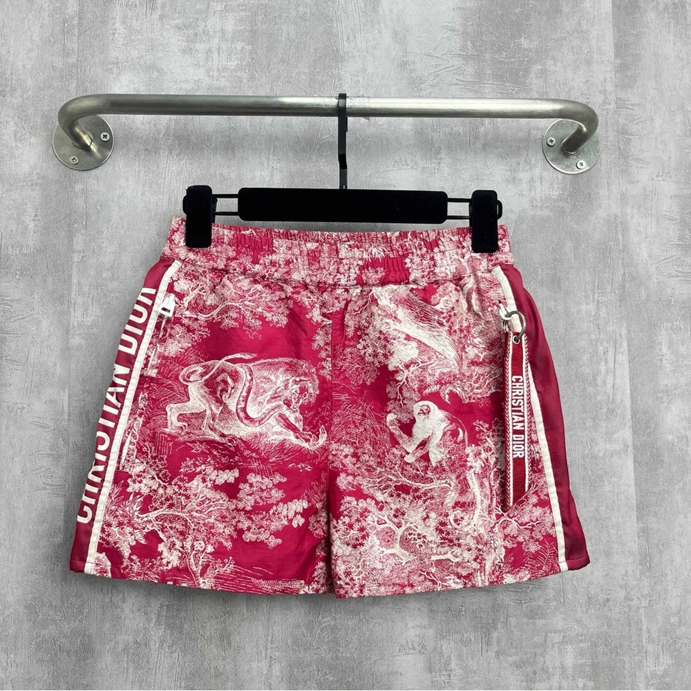 Authentic Dior Fuchsia Women's Athletic Shorts